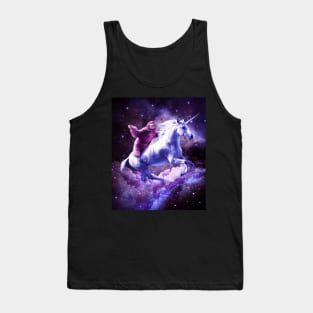 Space Sloth Riding On Unicorn Tank Top